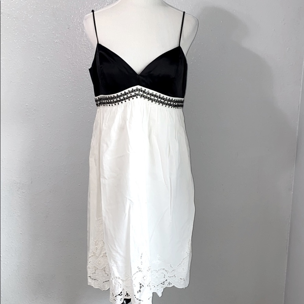 Black and white dress